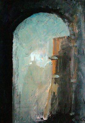 Luce dal portale di scanno 
