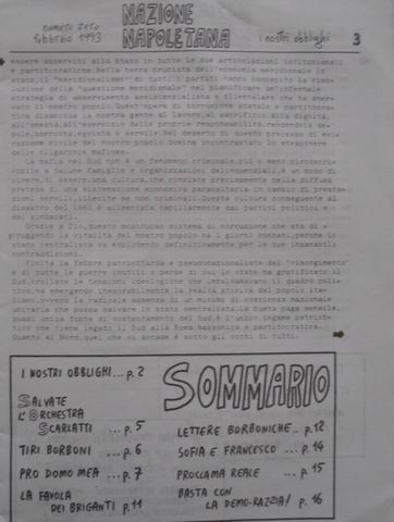 La Nazione Napoletana - febbraio 1993 - numero zero