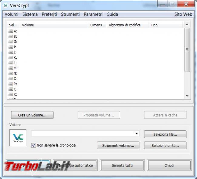 Come criptare partizioni, dischi USB pendrive Veracrypt