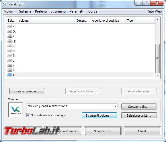 Come criptare partizioni, dischi USB pendrive Veracrypt